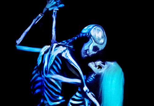 UV Day of the Dead Bodypainting