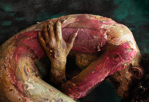 textured bodyart